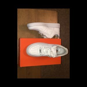 Air force 1 all white low casual shoes